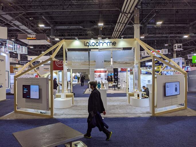 igloohome ces 2020 booth 