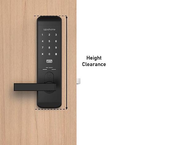 igloohome blog door compatibility height clearance