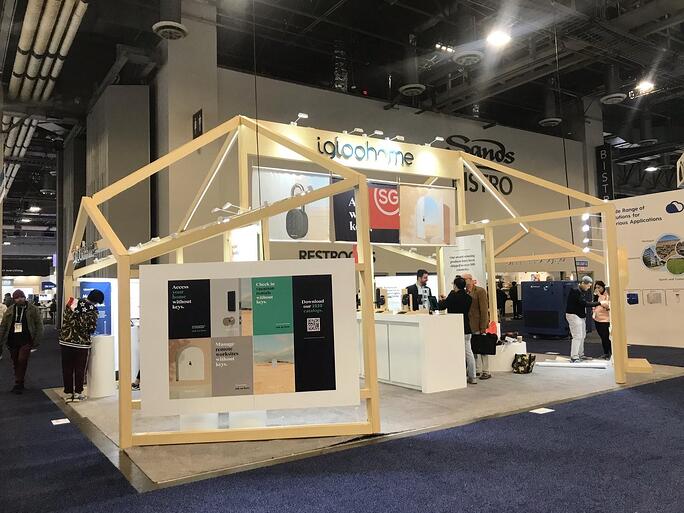 igloohome ces 2020 booth2